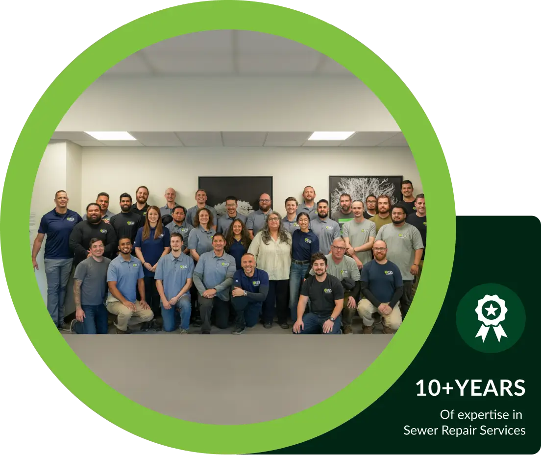 10+ years of experience in sewer services